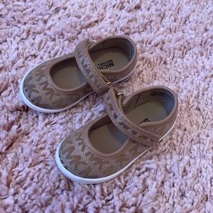 Michael Kors Brown Velcro Sandals